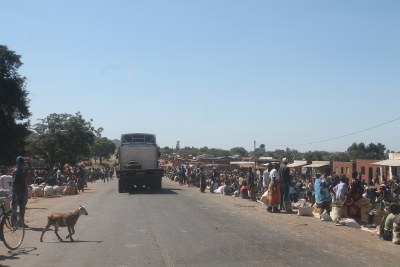 Market on Malawi/Mozambique border road